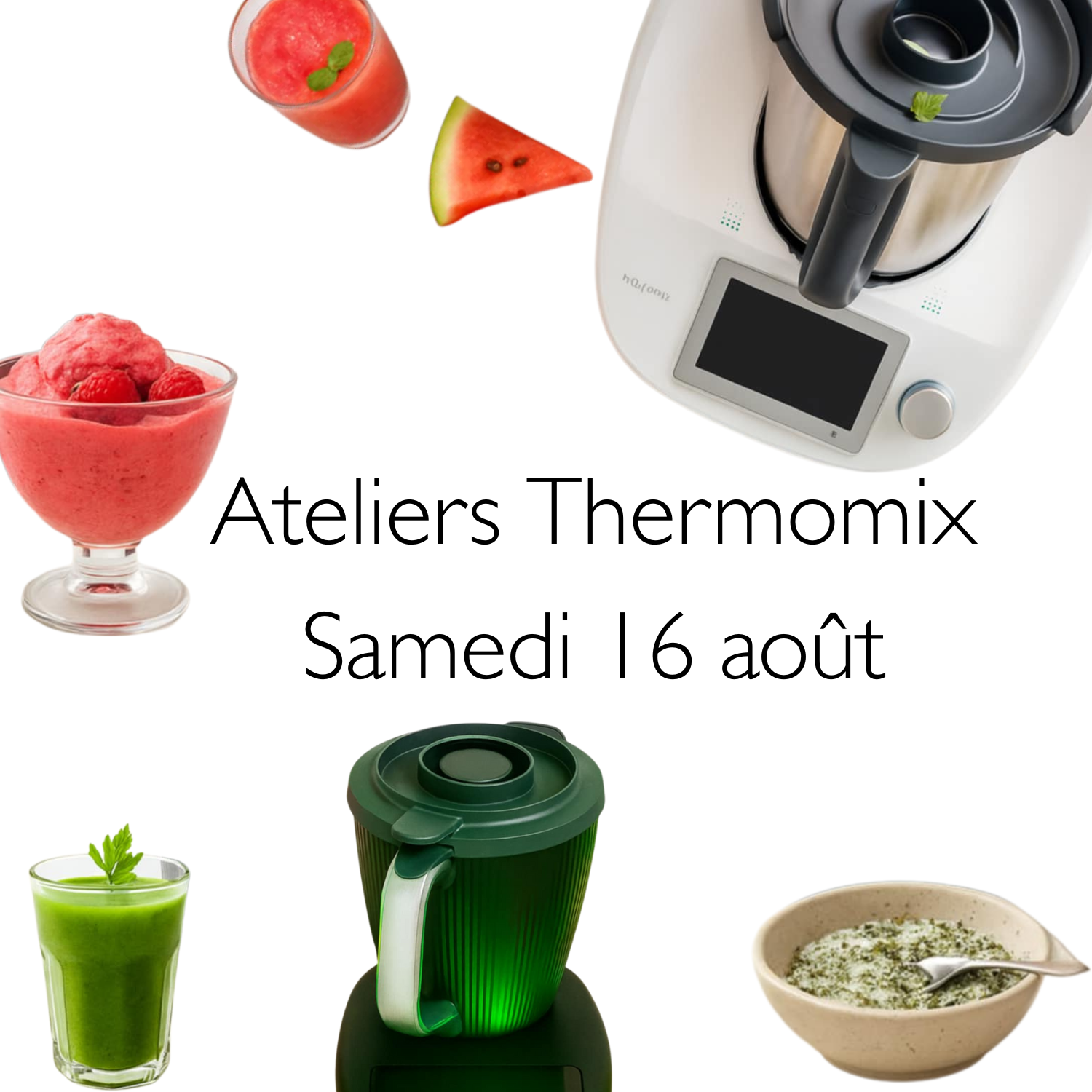 16 Août - ateliers gratuits Thermomix
