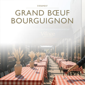 JEUDI 03 JUILLET | Grand Bœuf Bourguignon