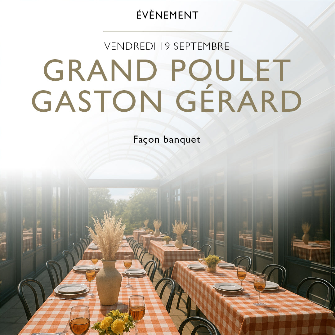 VENDREDI 19 SEPTEMBRE | Grand Poulet Gaston Gérard